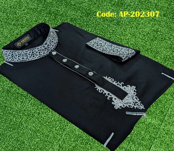 Aristo Lifestyle Premium Panjabi - Black