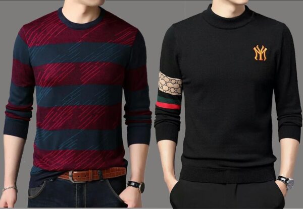 Premium Quality Full Sleeve Cotton Sweater Combo-2