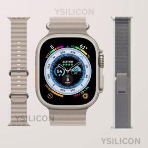 Ysilicon T900 Ultra 2 Pro 2nd Gen Smartwatch for Men & Women - Cream