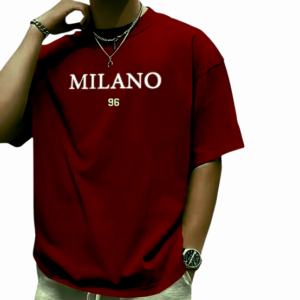 Premium Drop Shoulder - D1 - Maroon