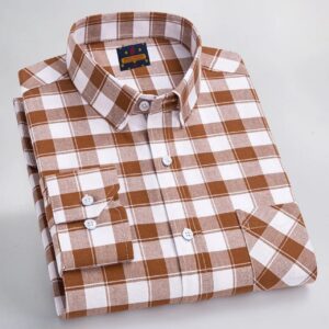 Men's Long Sleeve Check Shirt - S2