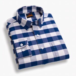 Men's Long Sleeve Check Shirt - S5