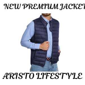 Premium Sleeveless Padding Jacket - ALS 25 (Navy Blue)